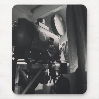 Vintage Movie Camera Photographic Print Mouse Pad