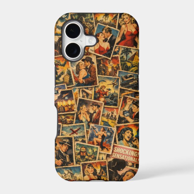 Vintage Movie Poster Collage (Back)