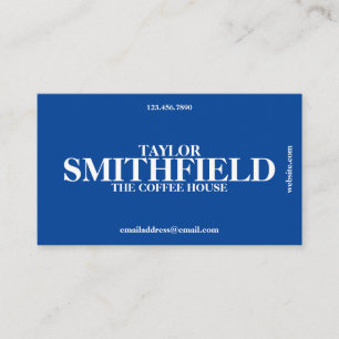 Vintage Movie Poster Inspired Business Card