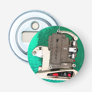 Vintage movie projector bottle opener