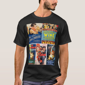 Vintage Movies Picture Montage 13 T-Shirt