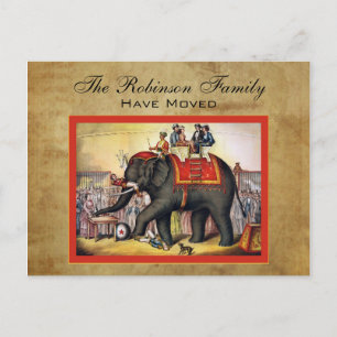 Vintage Moving Announcements