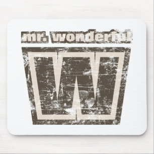 Vintage Mr Wonderful Mouse Pad