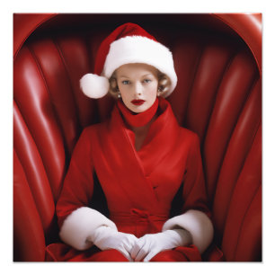 Vintage Mrs Claus Photo Print