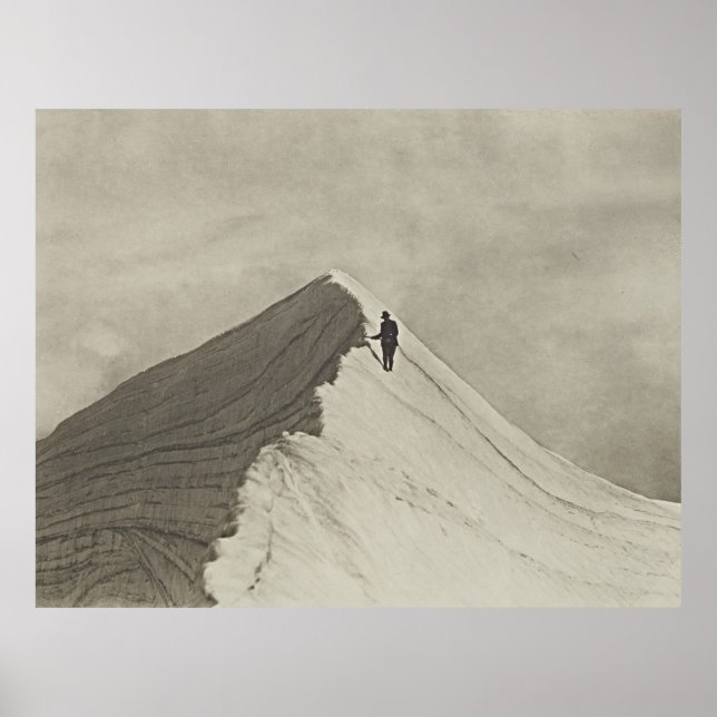 Vintage Mt. Cook Adventure Poster (Front)