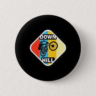 Vintage Mtb Outdoor Bicycle Downhill Mountain Biki 6 Cm Round Badge