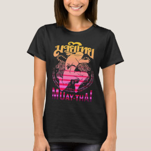 Vintage Muay Thai Fighter Thailand Thai Boxing Kic T-Shirt
