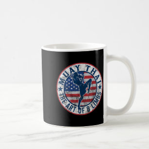 Vintage Muay Thai Karate Boxing Mixed Martial Arts Coffee Mug