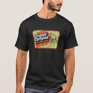 Vintage Mule Grand Canyon National Park Donkey Dis T-Shirt