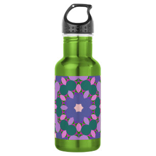 Vintage multicolor pattern 532 ml water bottle