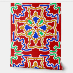 Vintage multicolor "Ratti_Creative_Arts" wallpaper