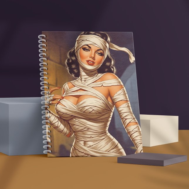 Vintage Mummy Pin-up Notebook (Creator Uploaded)