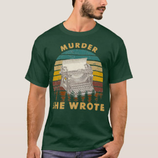 Vintage Murder She Wrote Love Gift Murder She T-Shirt