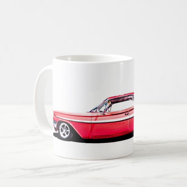 Vintage Muscle Car Coffee Mug (Front Left)