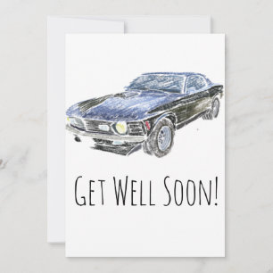Vintage Muscle Car Well Soon