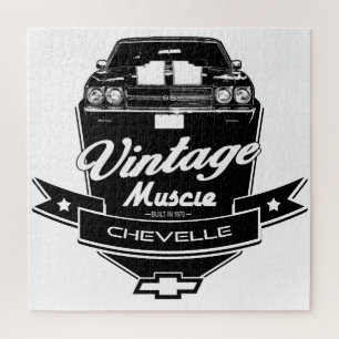 Vintage Muscle Chevelle Jigsaw Puzzle