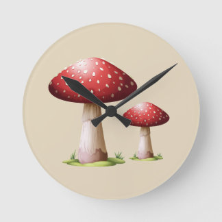 Vintage Mushroom Clock