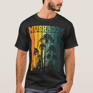 Vintage Mushroom Fungi Fungus Mycology T-Shirt