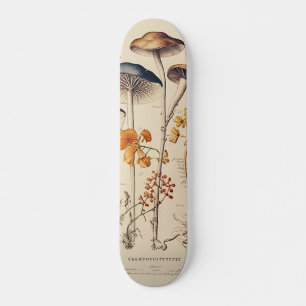 Vintage Mushroom Naturalist Skateboard