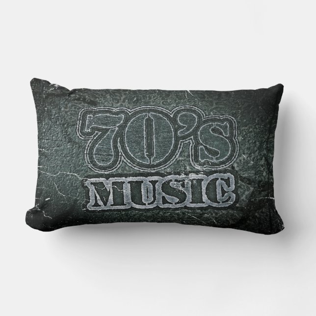 Vintage Music 70's Lumbar Cushion (Front)