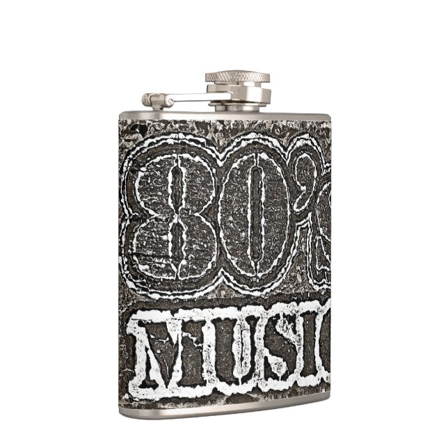 Vintage Music 80's Hip Flask (Right)