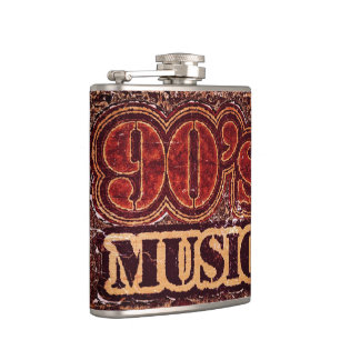 Vintage Music 90's Hip Flask