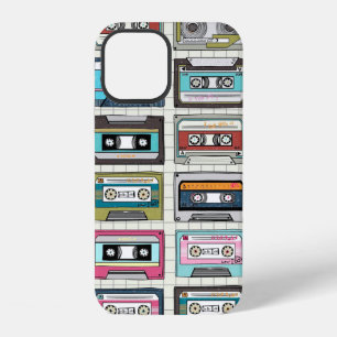Vintage music cassette design iPhone 12 case