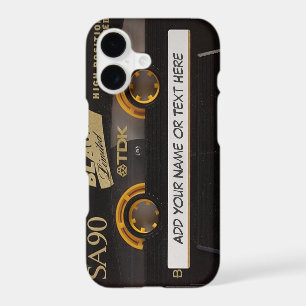 Vintage Music Cassette Tape Look
