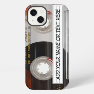 Vintage Music Cassette Tape Look iPhone Case