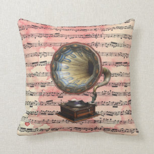 Vintage Music Cushion