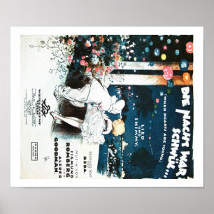 Vintage music Die Nacht War Schwul... Poster