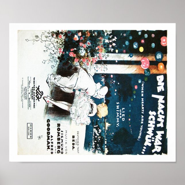 Vintage music Die Nacht War Schwul... Poster (Front)