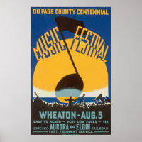 Vintage Music Festival Poster