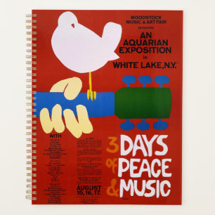 Vintage Music Festival Poster Planner