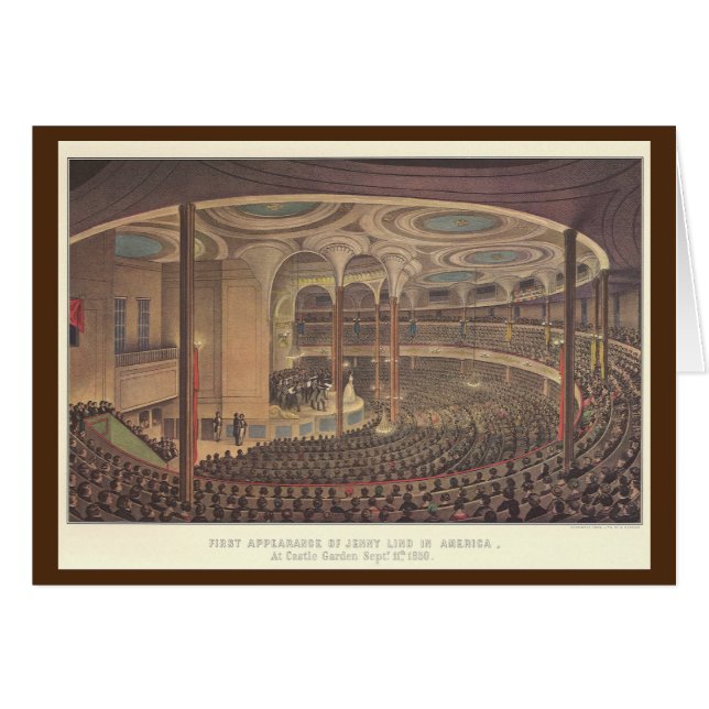 Vintage Music, Jenny Lind, Swedish Opera Singer (Front Horizontal)