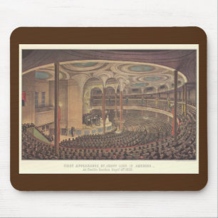 Vintage Music, Jenny Lind, Swedish Opera Singer Mouse Pad