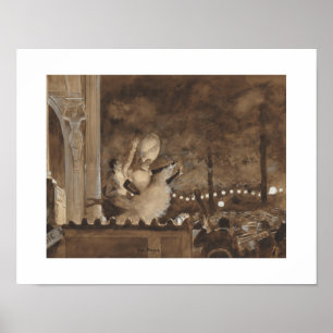 Vintage Music Print Dance Orchestra Musician Band