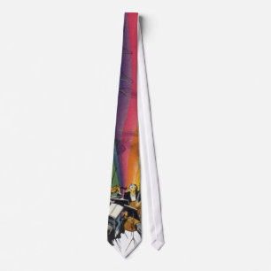 Vintage Music Rainbow, Victorian Couple Dancing Tie