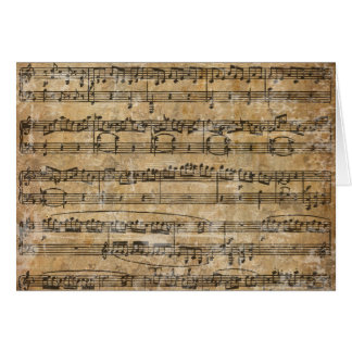Vintage Music Sheet