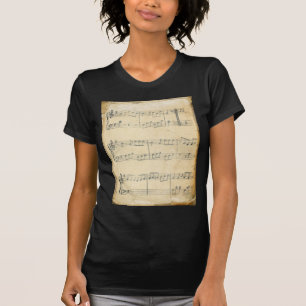 Vintage Music Sheet T-Shirt