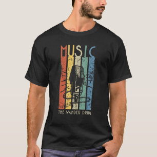 Vintage Music  With Microphone T-Shirt
