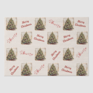 Vintage Musical Christmas Tissue Paper