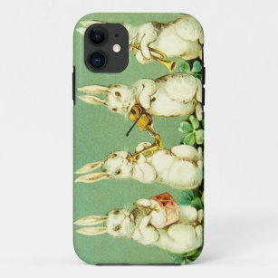 Vintage Musical Easter Bunnies Case-Mate iPhone Case