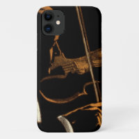 Vintage Musician, Violinist Playing Violin Music