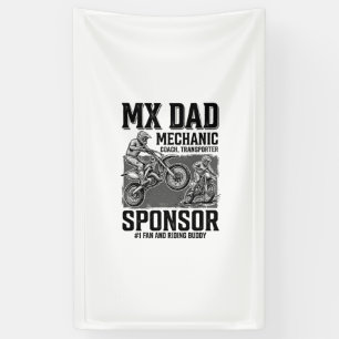 Vintage MX Dad Motocross Riding Buddy Shirt Design Banner