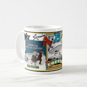 VINTAGE 'MY ABC'S COFFEE' brand  Coffee Mug