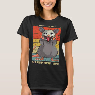 Vintage My Neck My Back My Anxiety Attack Possum O T-Shirt