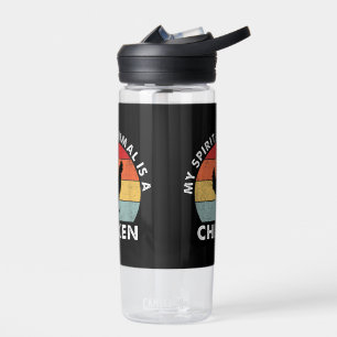 Vintage My Spirit Animal Is a Chicken Water Bottle