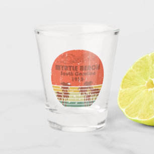 Vintage Myrtle Beach South Carolina Shot Glass