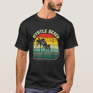 Vintage Myrtle Beach South Carolina Summer Sunset T-Shirt